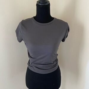 Hollister Charcoal Short Sleeve Tee